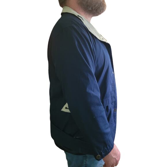 Vintage 80s IZ Sport Lightweight Jacket Men's Medium Blokecore Retro Minimalist - Picture 8 of 10